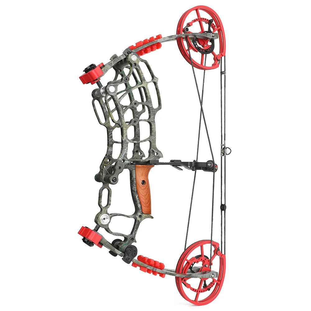 Dual-Purpose Compound Bow 30-55lbs 420FPS | Adjustable Archery Bow for Arrows & Steel Balls – Outdoor Target Practice for Adults & Beginners