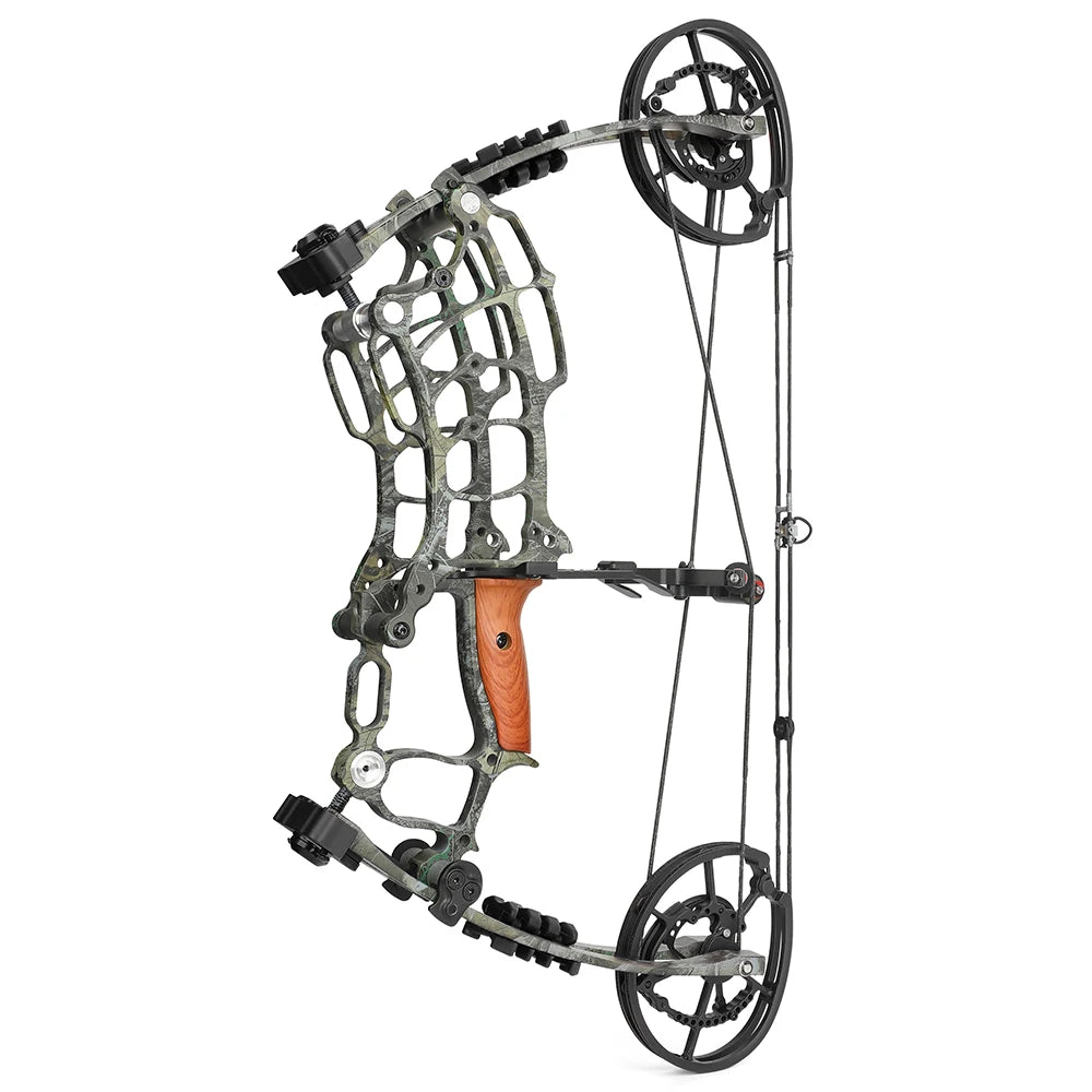 Dual-Purpose Compound Bow 30-55lbs 420FPS | Adjustable Archery Bow for Arrows & Steel Balls – Outdoor Target Practice for Adults & Beginners