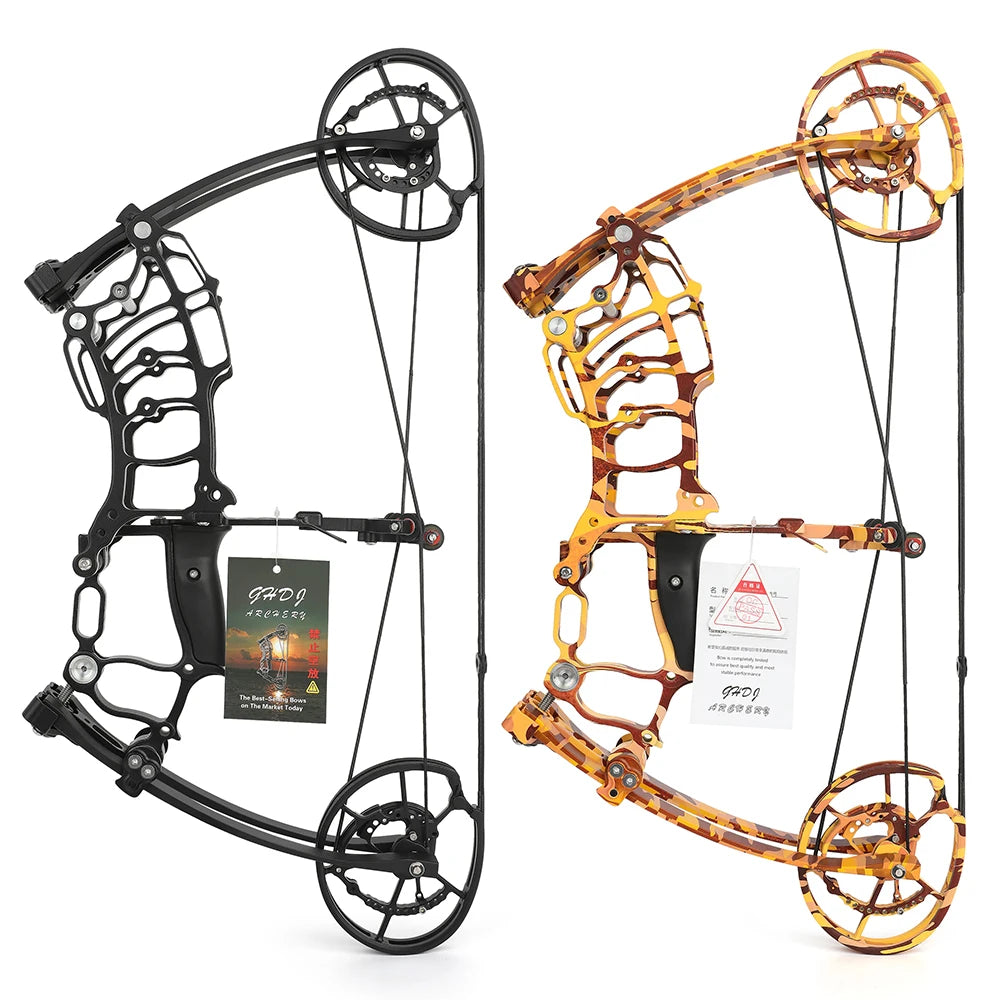 Dual-Purpose Compound Bow 30-55lbs 420FPS | Adjustable Archery Bow for Arrows & Steel Balls – Outdoor Target Practice for Adults & Beginners