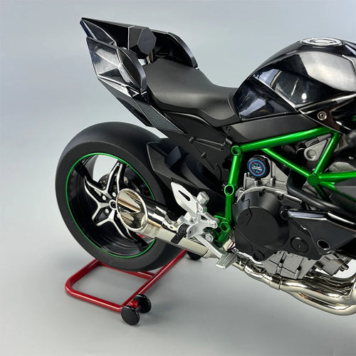 1:6 Kawasaki Ninja H2R Diecast Motorcycle Model with Sound & Light – Racing Collection Gift